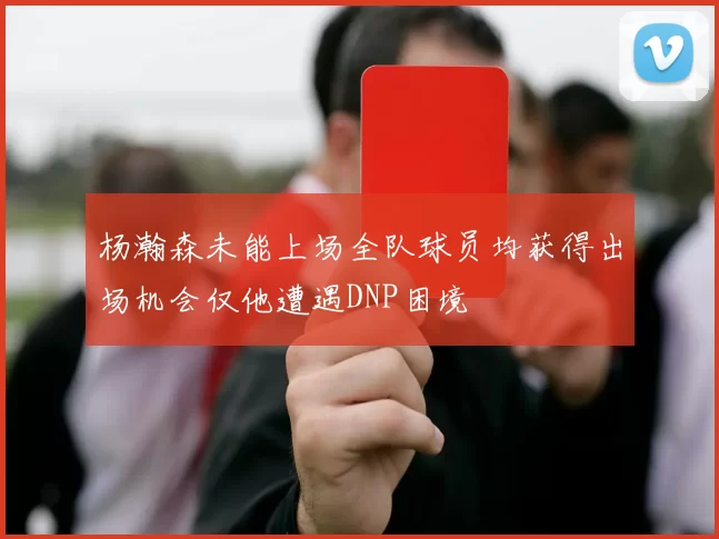 杨瀚森未能上场全队球员均获得出场机会仅他遭遇DNP困境